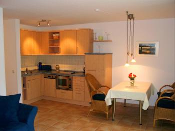 Küche und Esstisch Appartement 115